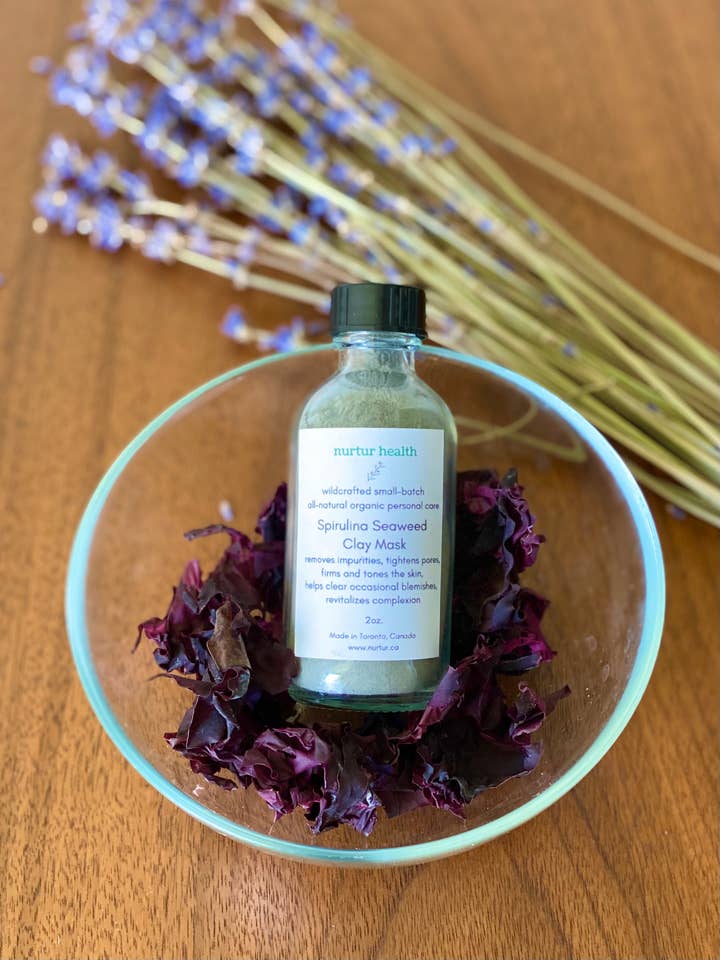 Spirulina Seaweed Clay Mask for wholesale by Nurtur Health