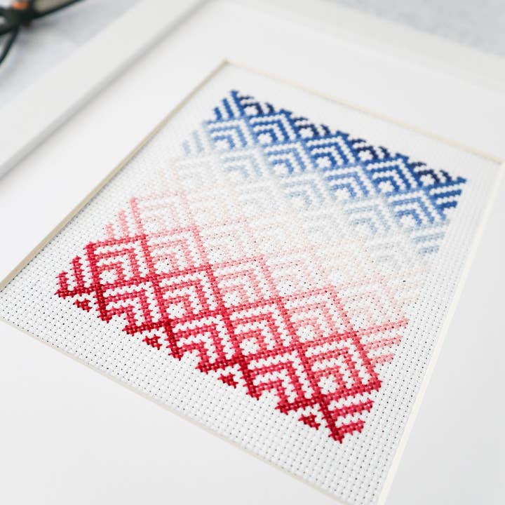 Cotton and Joy - Wholesale Embroidery/Cross Stitch Supplies - Cabin Peaks Cross Stitch Pattern3