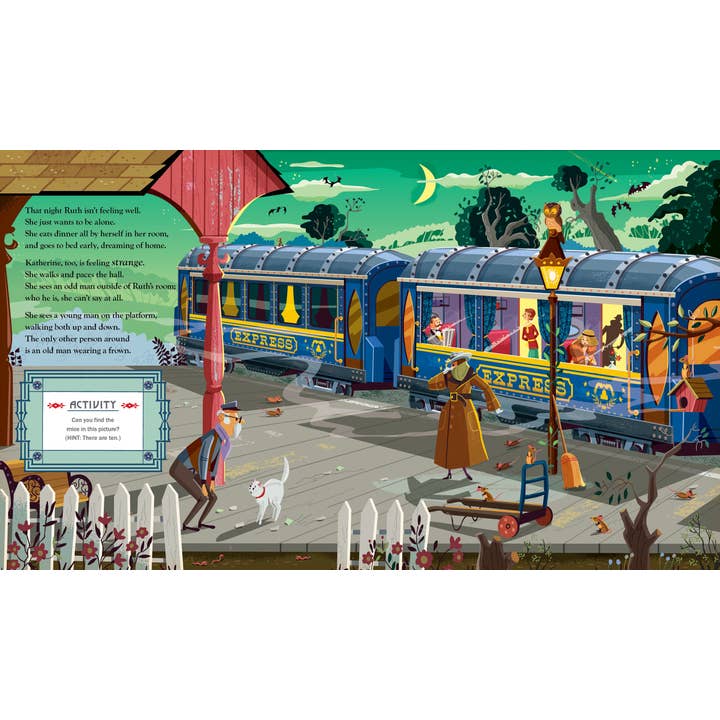 Gibbs Smith - Wholesale Early Reader Book (6-8) - Mystery of the Blue Train5