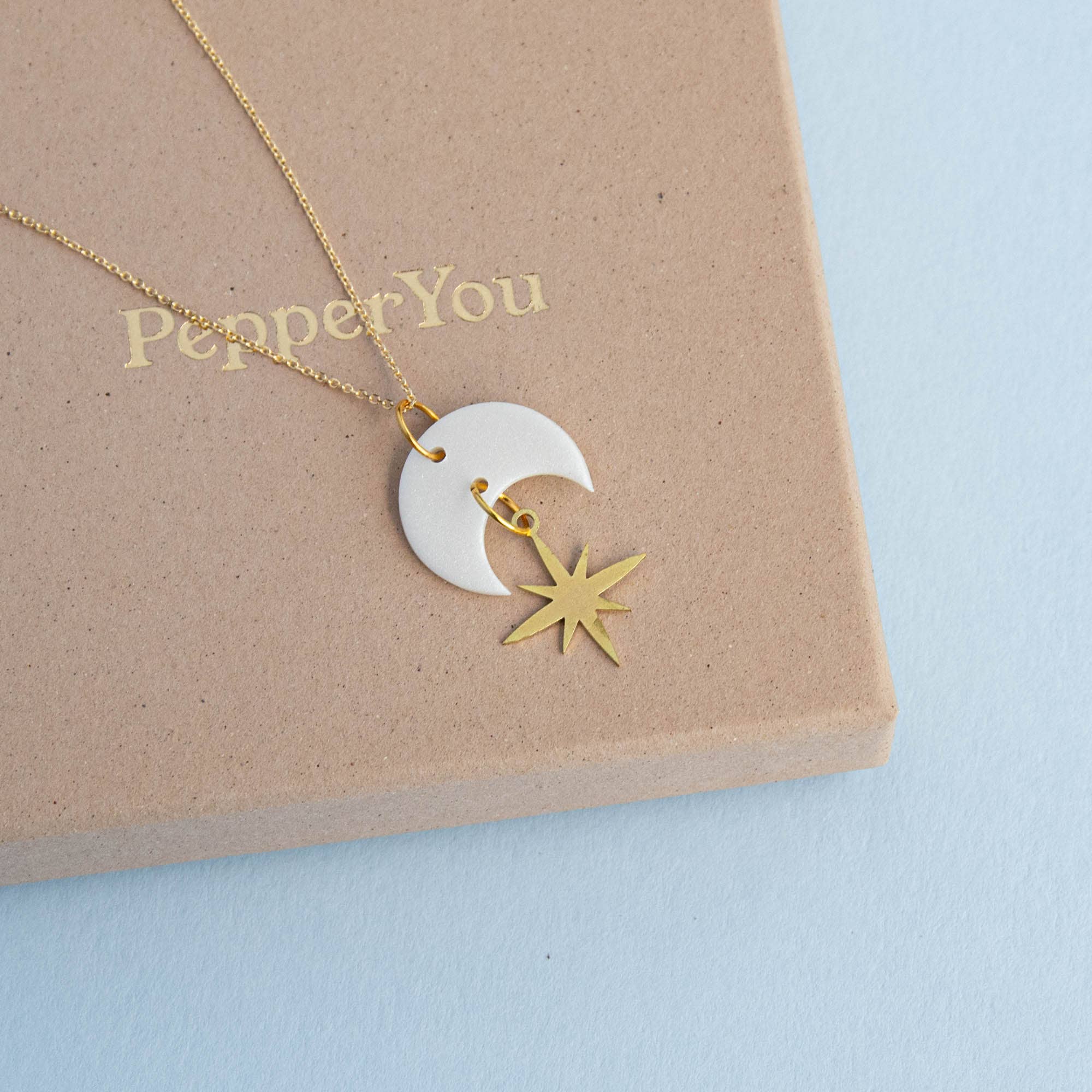 Pepper You - Wholesale Pendant/Charm Necklace - Celestial Star Gold Necklace3
