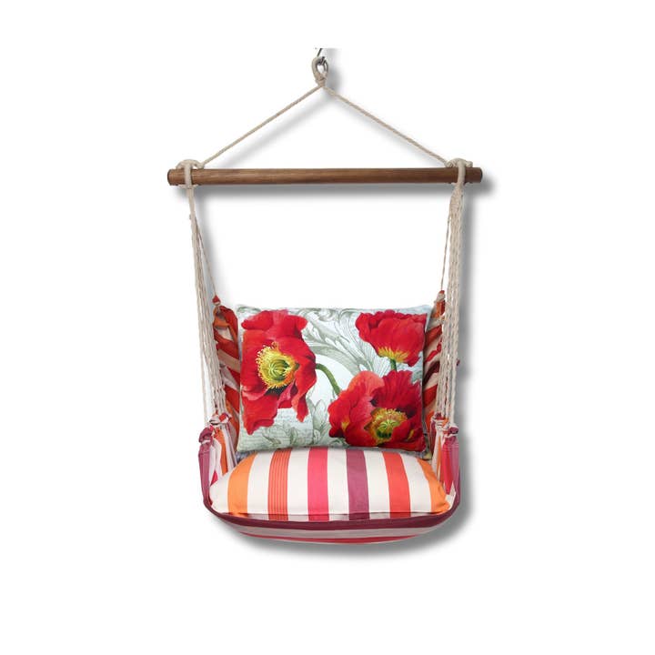 Magnolia Casual - Wholesale Swing Set - Hammock Swing 4-Piece Set indoor / outdoor - Cristina Stripe14