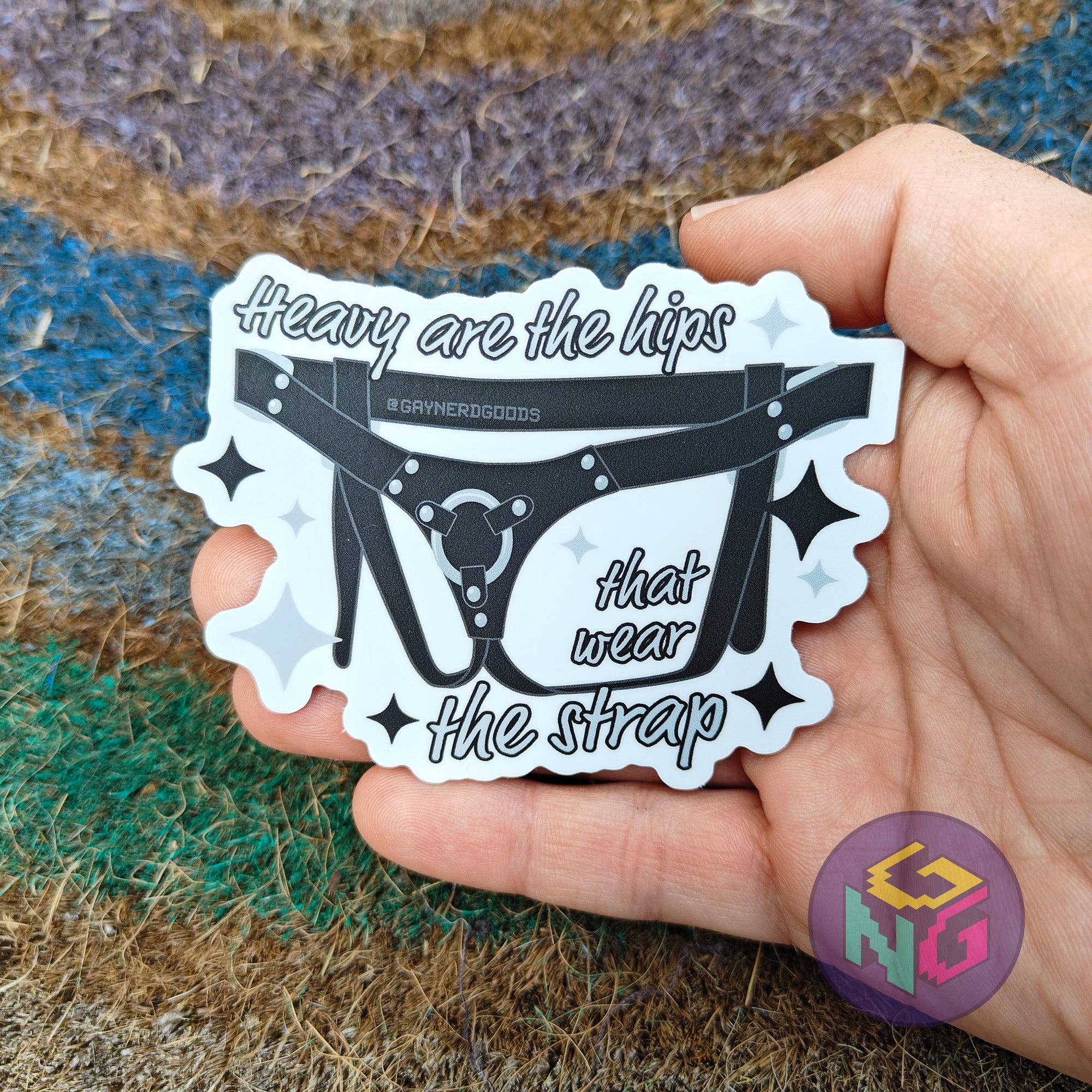 Gay Nerd Goods - Wholesale Sticker - Heavy Hips Sticker3