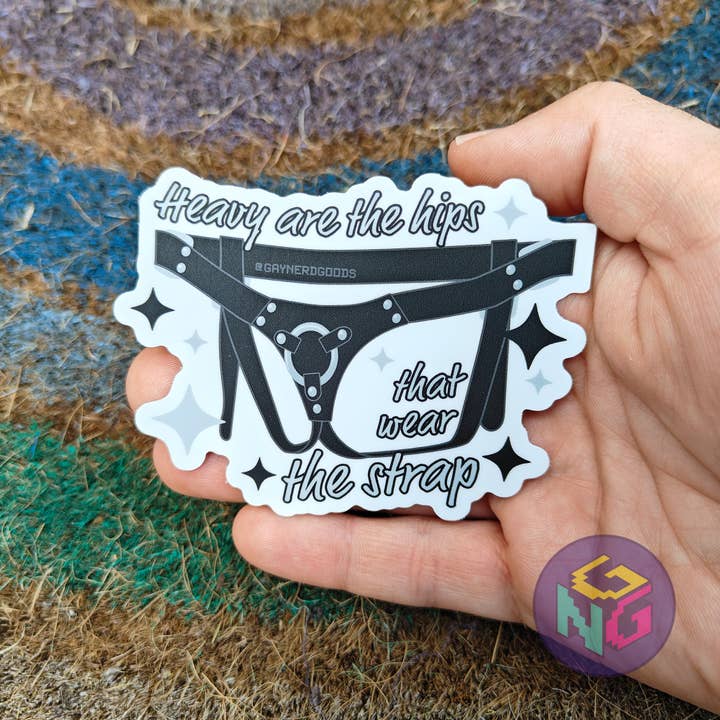Gay Nerd Goods - Wholesale Sticker - Heavy Hips Sticker3