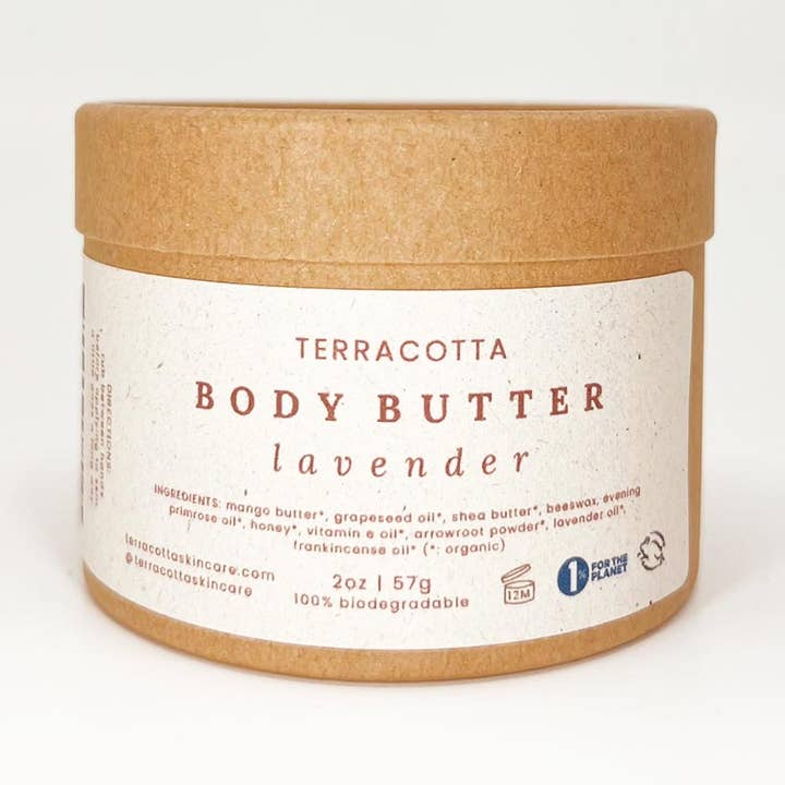 Lavender Body Butter for wholesale by Terracotta Skincare