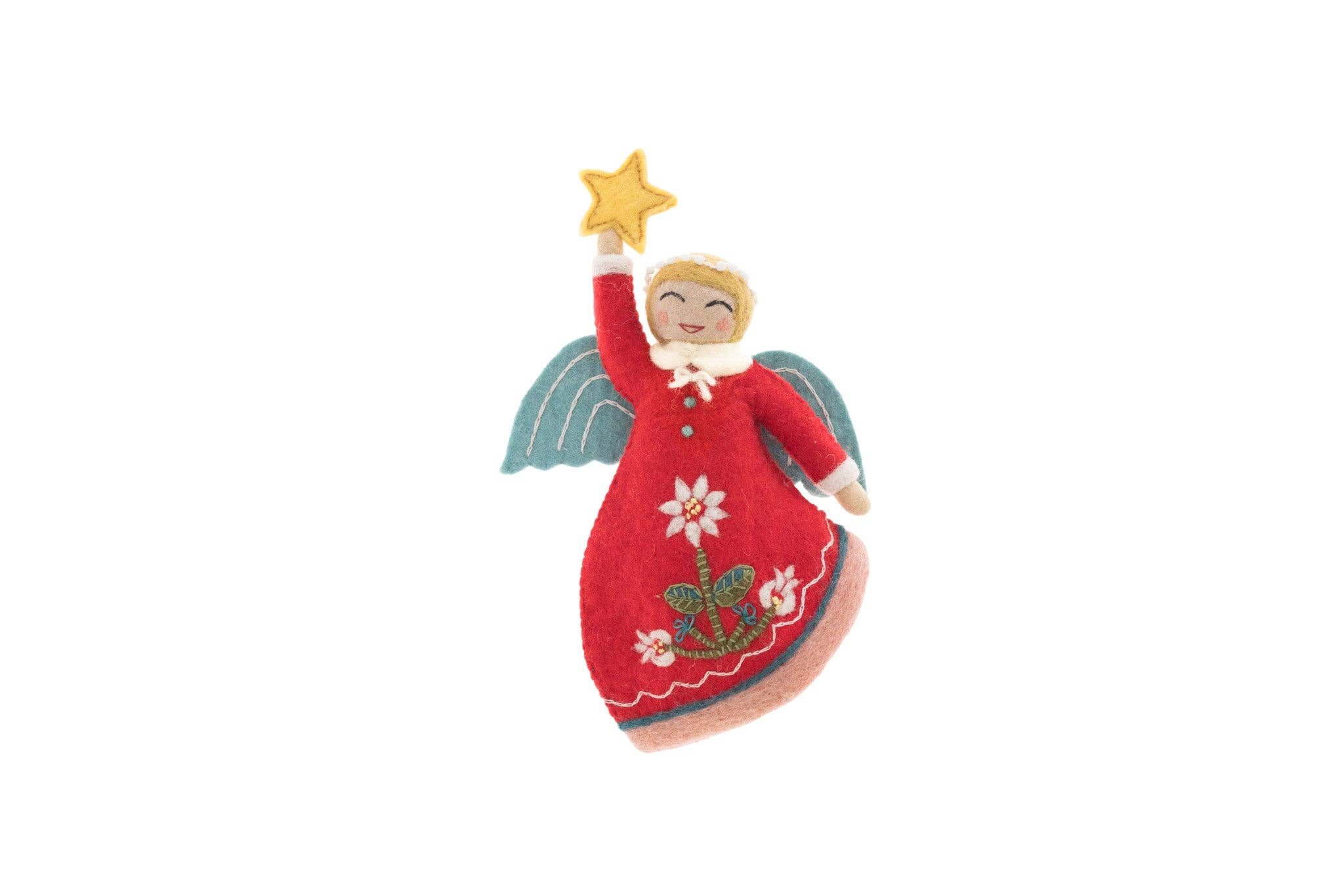Red Mini Angel Tree Topper for wholesale on Faire