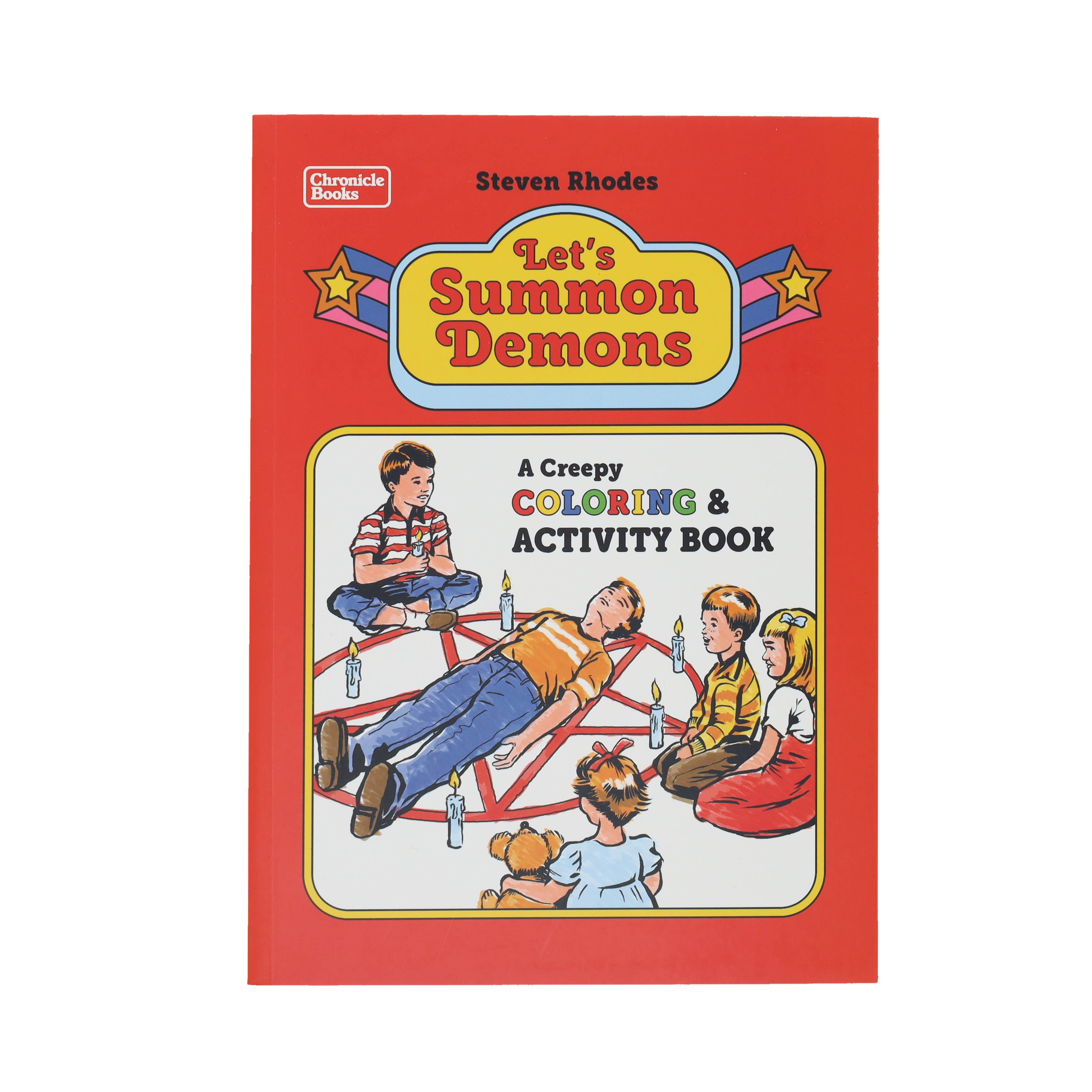 Chronicle Books - Wholesale Coloring & Activity Book - Adult - Let's Summon Demons4