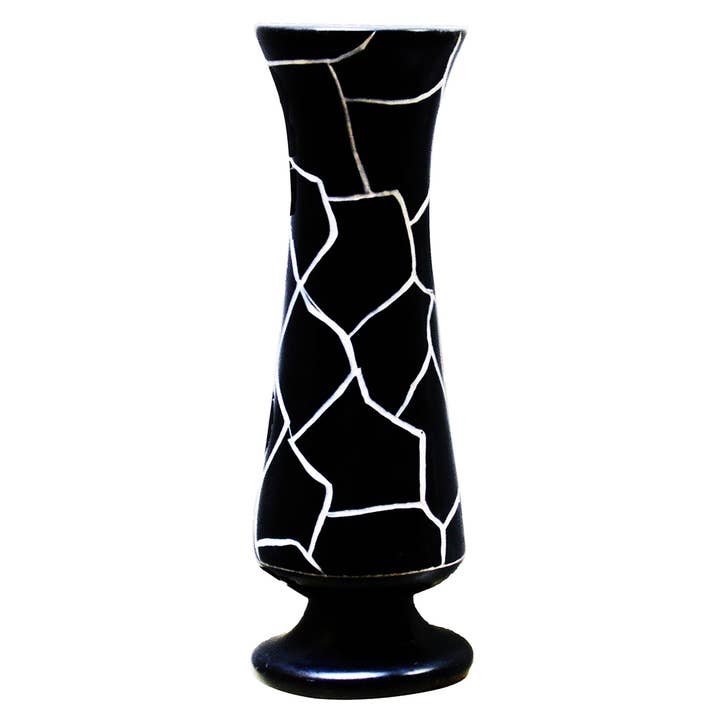 Handgeschnitzte Blumenvase aus umweltfreundlichem Stein für den Großhandel von Stoneage Arts Inc