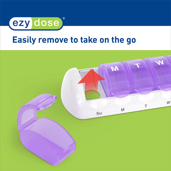 Apothecary Products LLC - Vente Pilulier - Pilules de voyage hebdomadaires Ezy Dose®2