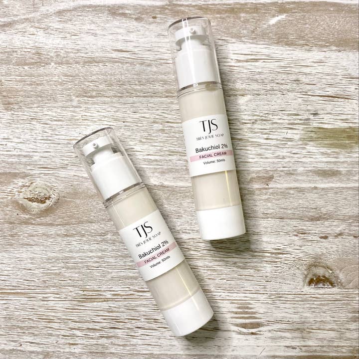 Très Jolie Soap – wholesale Facial moisturiser – Bakuchiol 2% Facial Cream