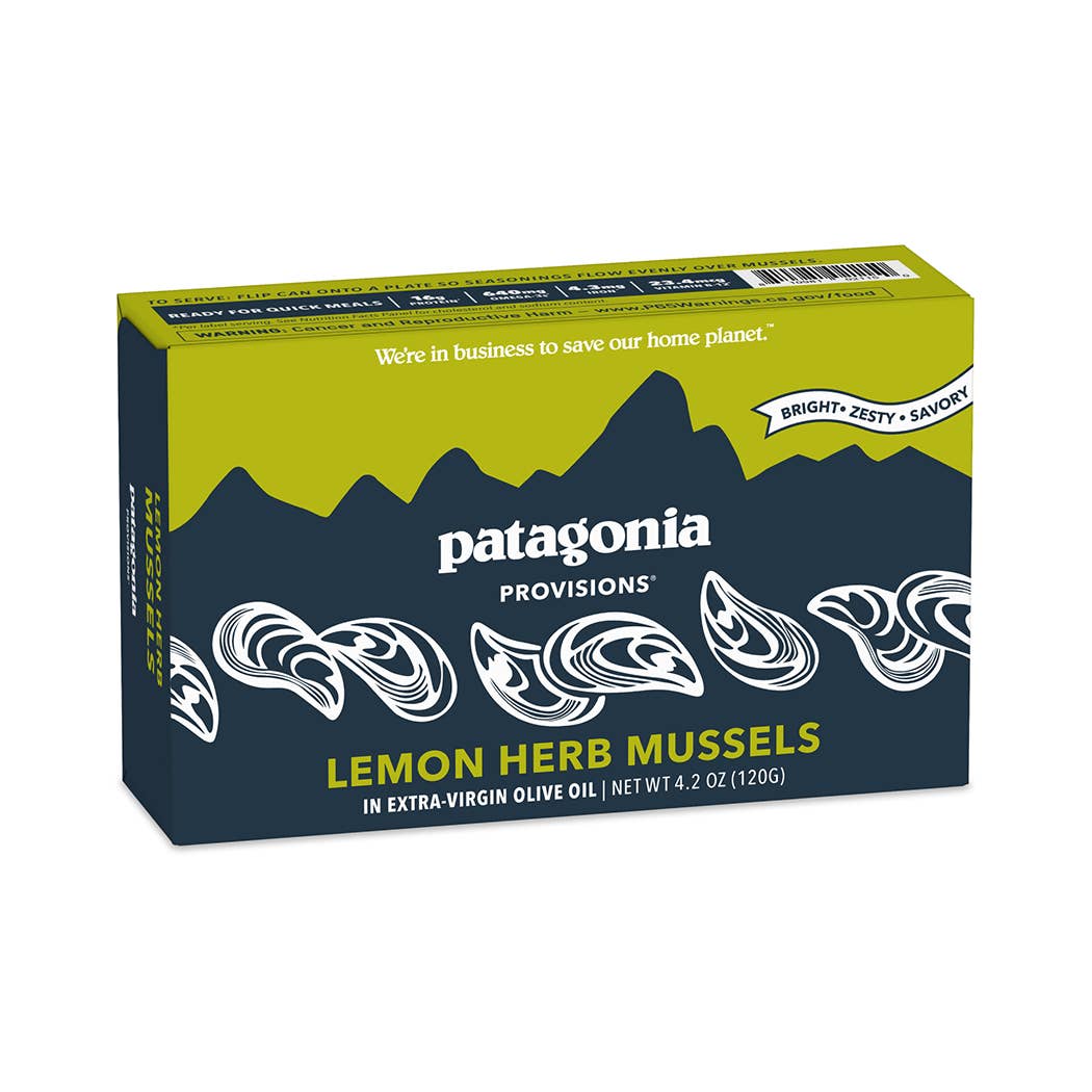 Patagonia Provisions - Wholesale Tinned Fish - Tinned Fish - Lemon Herb Mussels1