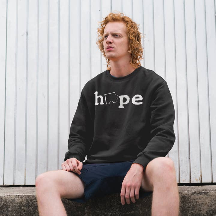 Håber Autisme Unisex Crewneck for engroshandel hos inspire