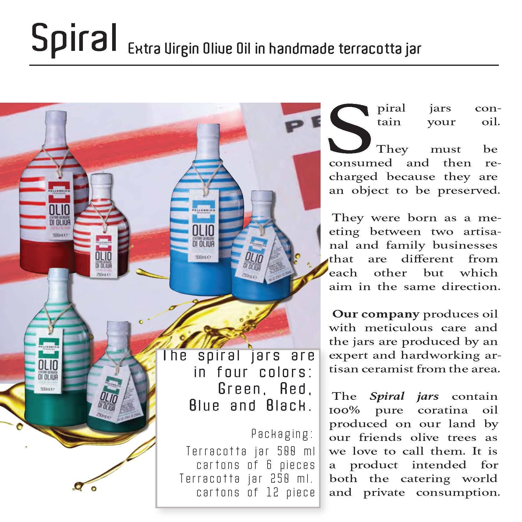 Olio Pellegrino 1890 SRL - Wholesale Olive Oil - Green ceramic spiral orcio 0.250 Lt. Extra Virgin Olive Oil8