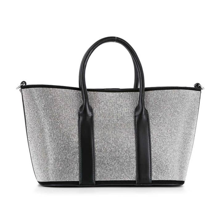 Handbag Express - Wholesale Tote Bag - Women's - Stunning Rhinestone Covered Tote Set
