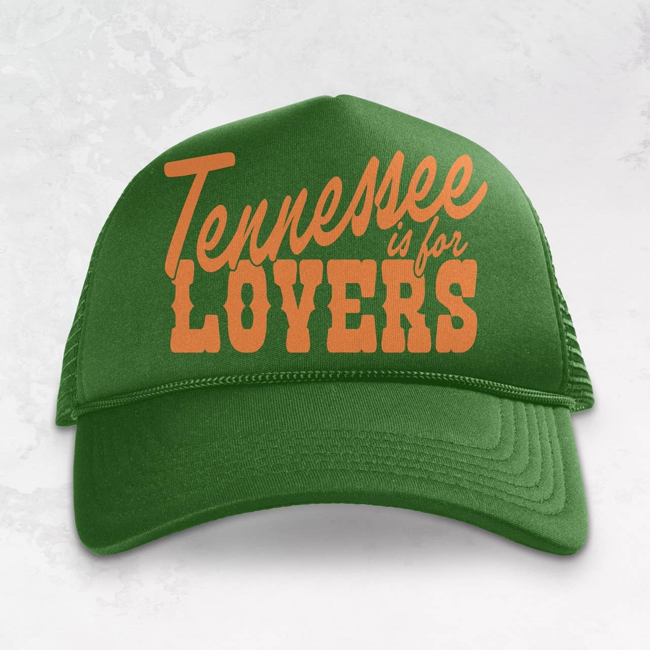 The Clandestine Underground - Wholesale Trucker Hat - Unisex - For Lovers, Tennessee Western Trucker Hat (Orange)1