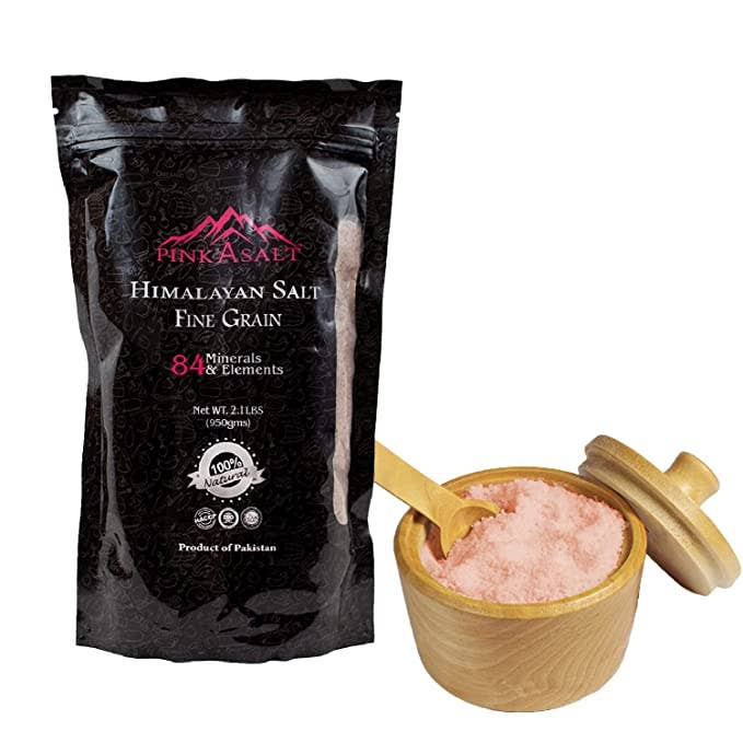 Himalayan Pink Salt Fine Grain-2LB för wholesale av Pink-A-Salt