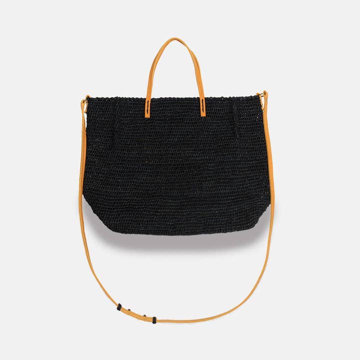 Camino SS23 - Raffia City Shoulder Bag for wholesale by SANS-ARCIDET PARIS