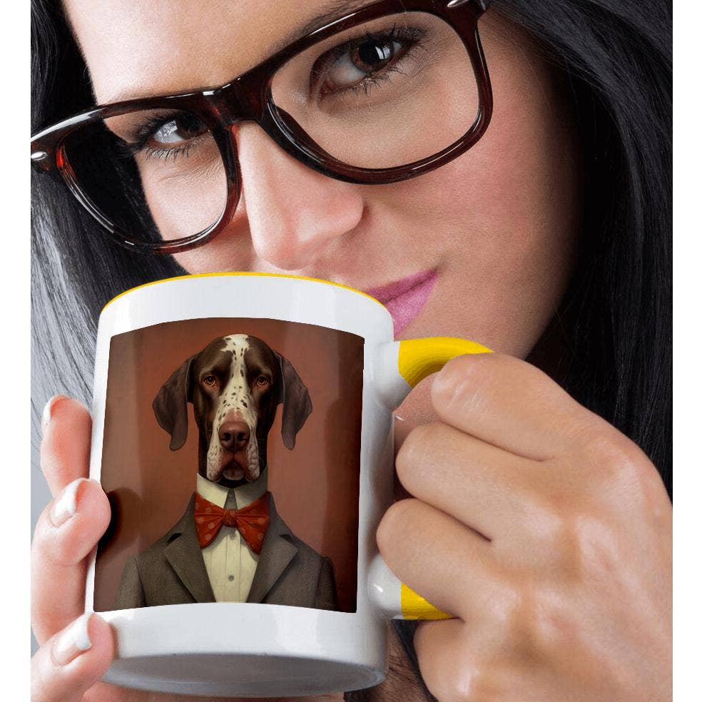 3dRose - Wholesale Coffee Mug - 3dRose, Traditional formal portrait of a German Shorthaired Pointer, Mug1