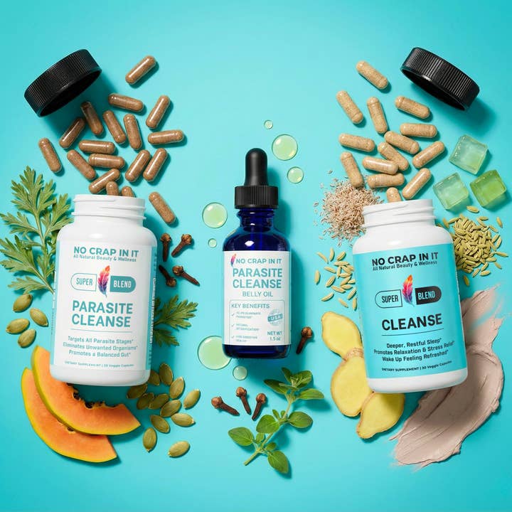 Protocole de nettoyage parasitaire - 1 mois pour la vente par No Crap In It