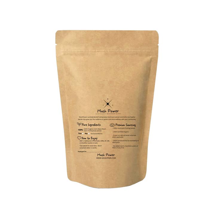 Mush Power - Wholesale Protein/Superfood Powder - Mane Mush1