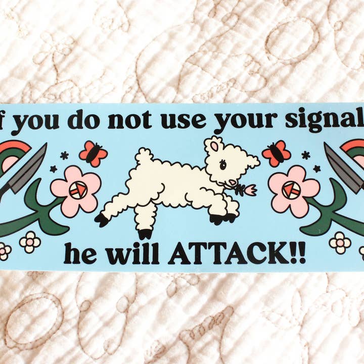 Tender Ghost - Wholesale Sticker - Signals Lamb Bumper Sticker