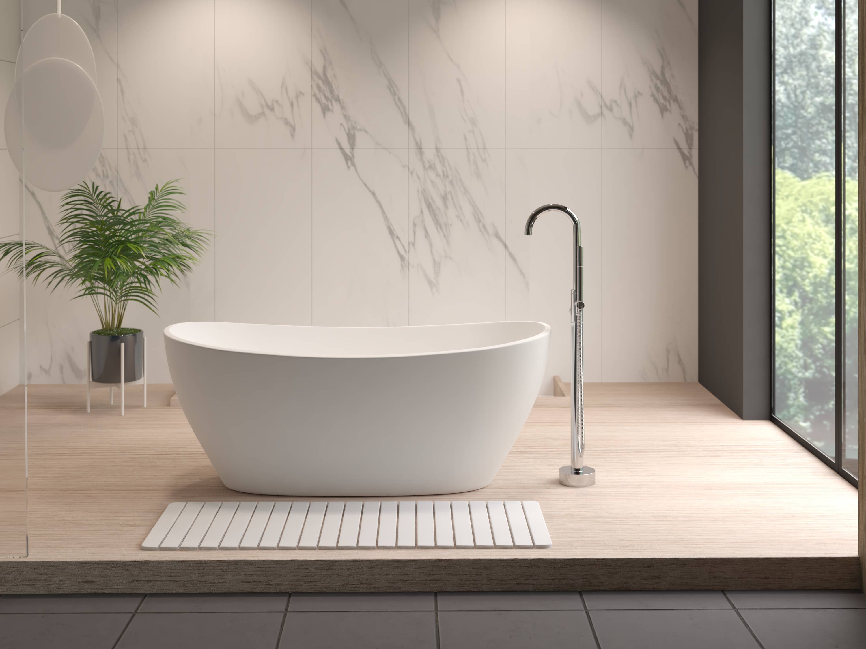 2626 Designs - Wholesale Bath Mat - Diatomite Quick-Dry Stone Extra Large 58 "x 21" Bath Mat27