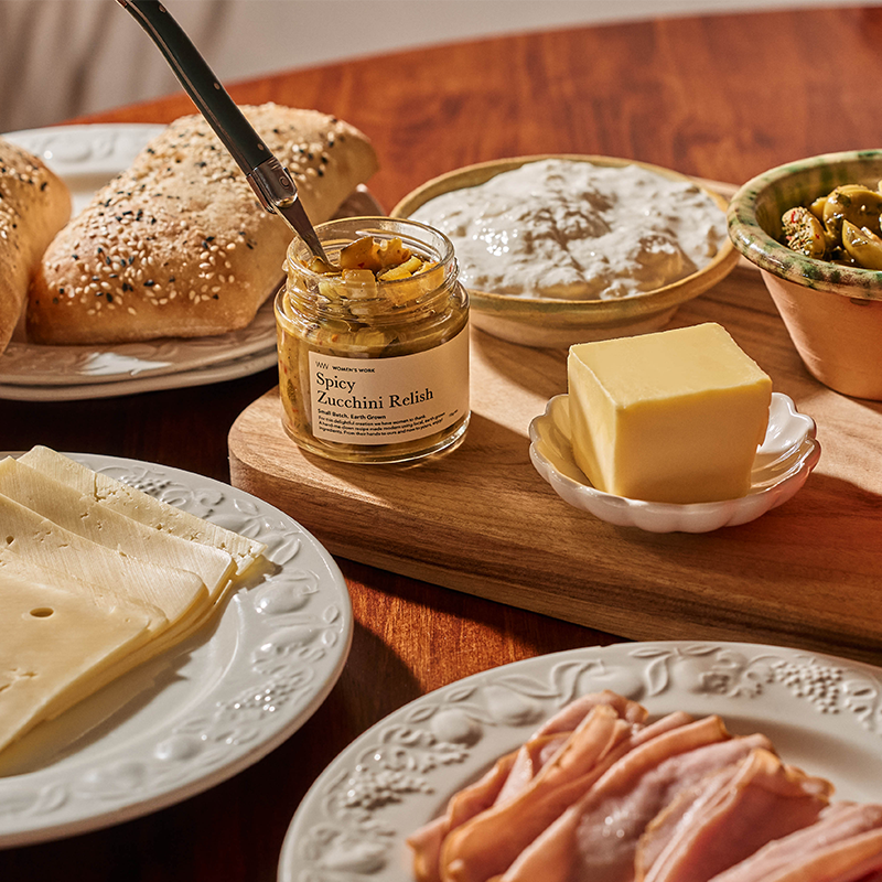 Women's Work – wholesale Relish – Kryddig Zucchini Relish PETITE7