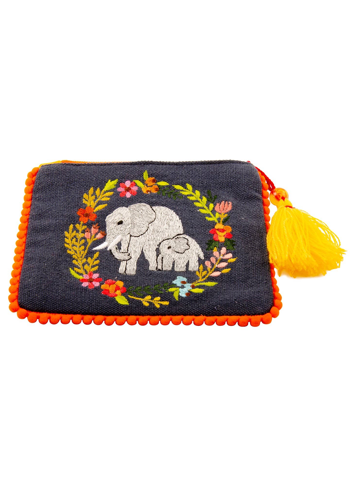 Namaste – Engroshandel Møntpung - Unisex – Lynlåspung med broderet dyremotiv1