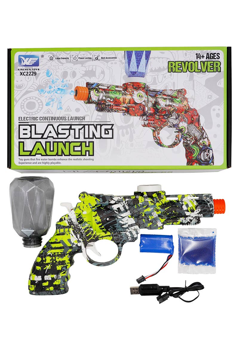 Cap Zone – Großhandel Klassisches Spielzeug – Kinder – Elektronische Gelball-Blaster-Shooter-Revolverpistole2