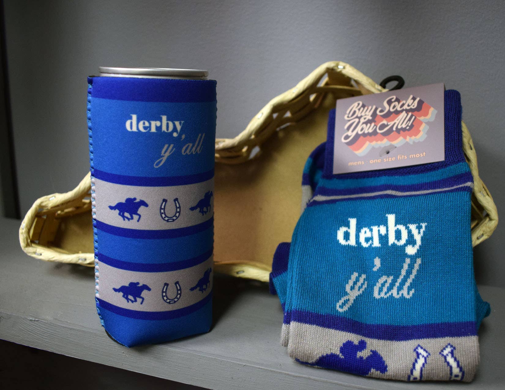 Buy Socks You All - Wholesale Basket - Kentucky Shaped Wooden Basket5