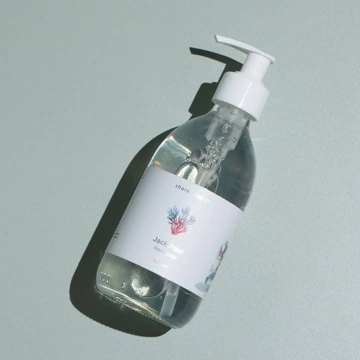 Jack Frost Flüssigseife (Saisonal) für den Großhandel von Shore Soap Co.