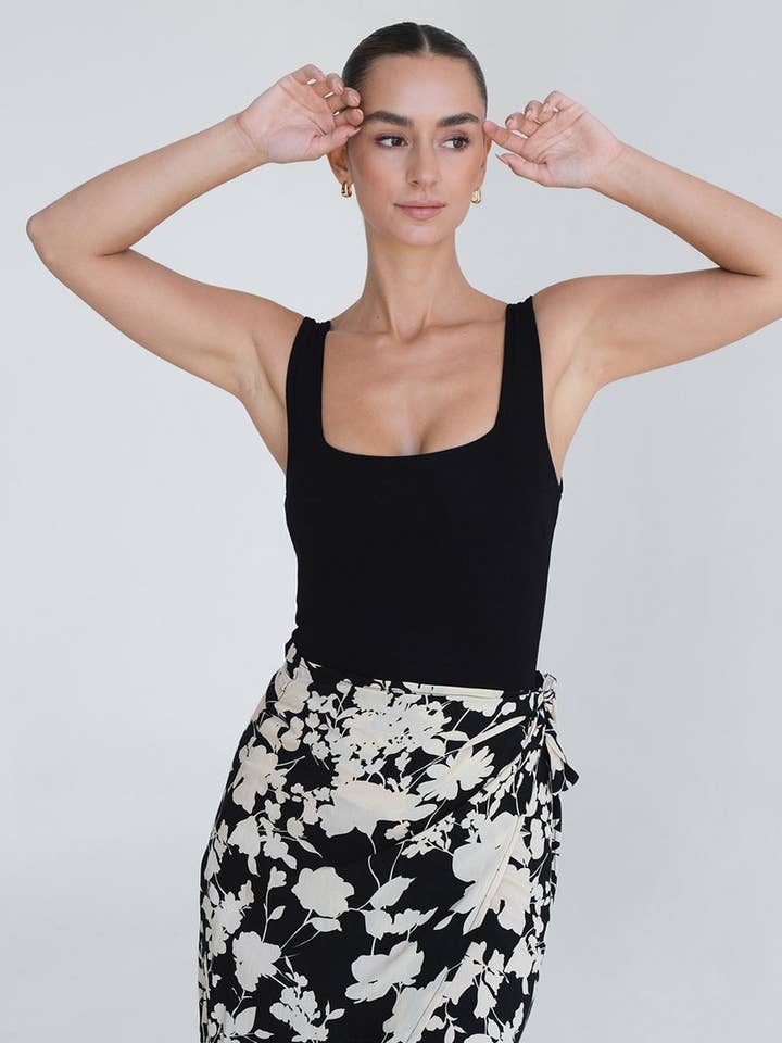 Hamlin Jersey Top for wholesale by Bamboo Blonde