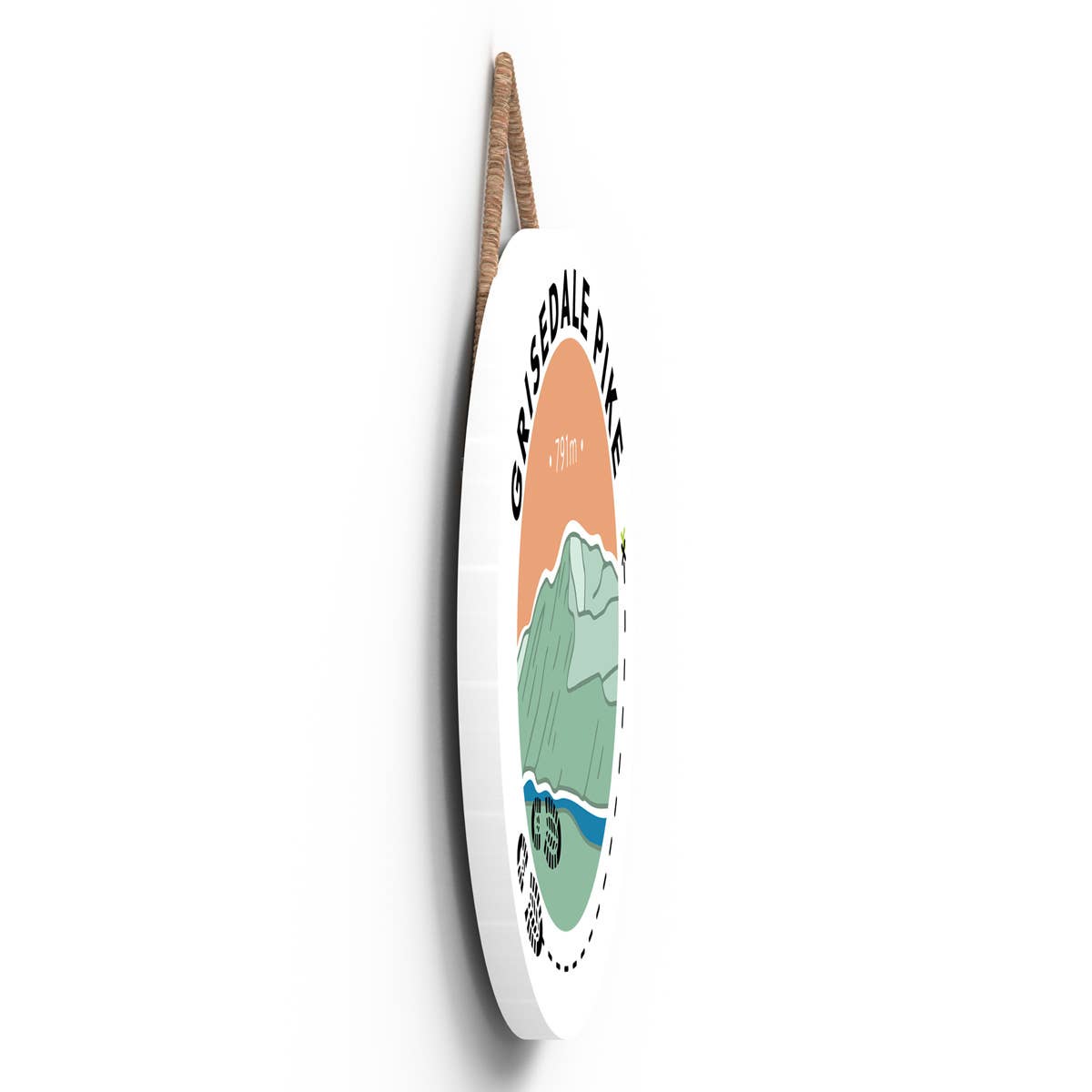 Vivid Squid Wholesale – wholesale Plaque – P6597 - Grisedale Pike 791m Mountain Hiking Lake District Il2