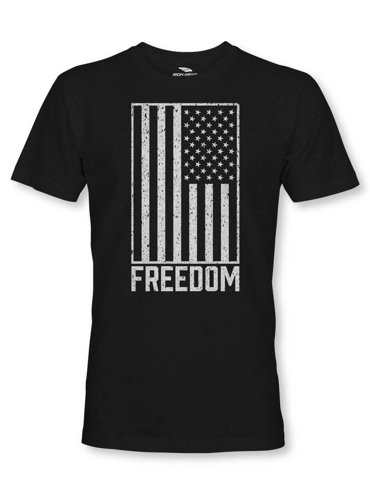American Flag Freedom T-Shirt for wholesale by Iron Hawk Safe