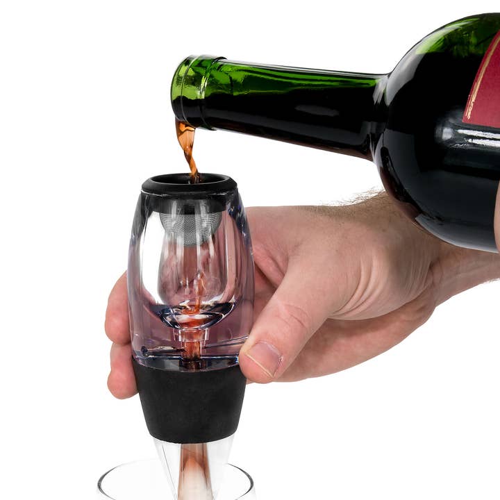 Vinluftare Karafferset med stativ Smakfull presentförpackning för wholesale av Fairly Odd Brands