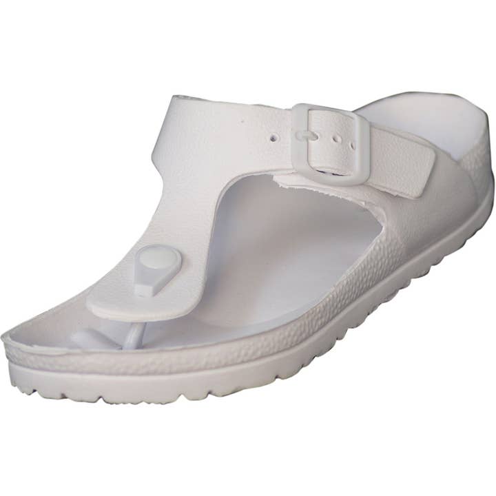 The Norty Brand - Wholesale Flip Flops – Women’s - Norty Womens Flip Flop Clog White Prepack
