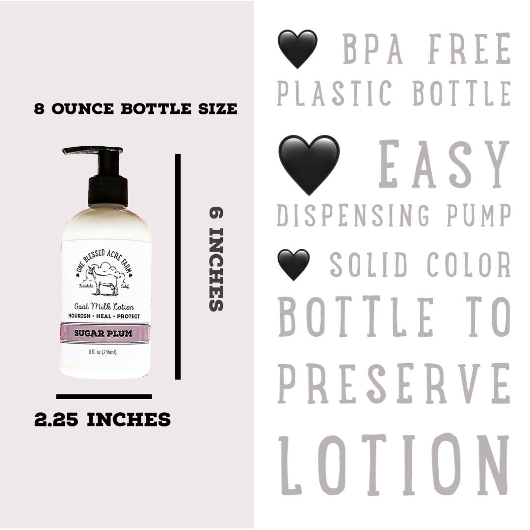 One Blessed Acre Farm - Vendita all'ingrosso Crema/lozione corpo - Lozione al latte di capra allo zenzero3