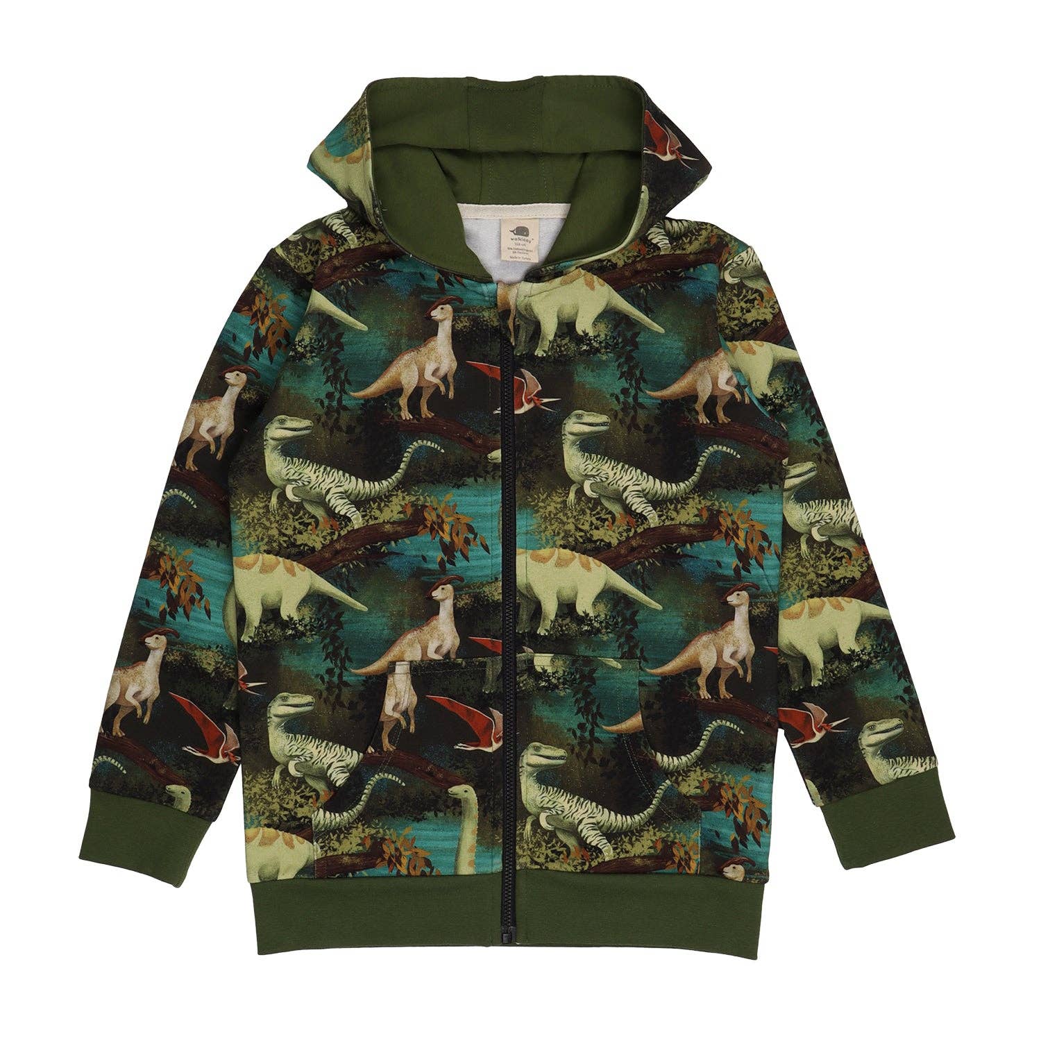 walkiddy - Wholesale Jacket - Kids - Dinasour Jungle-Sweat Jacket0