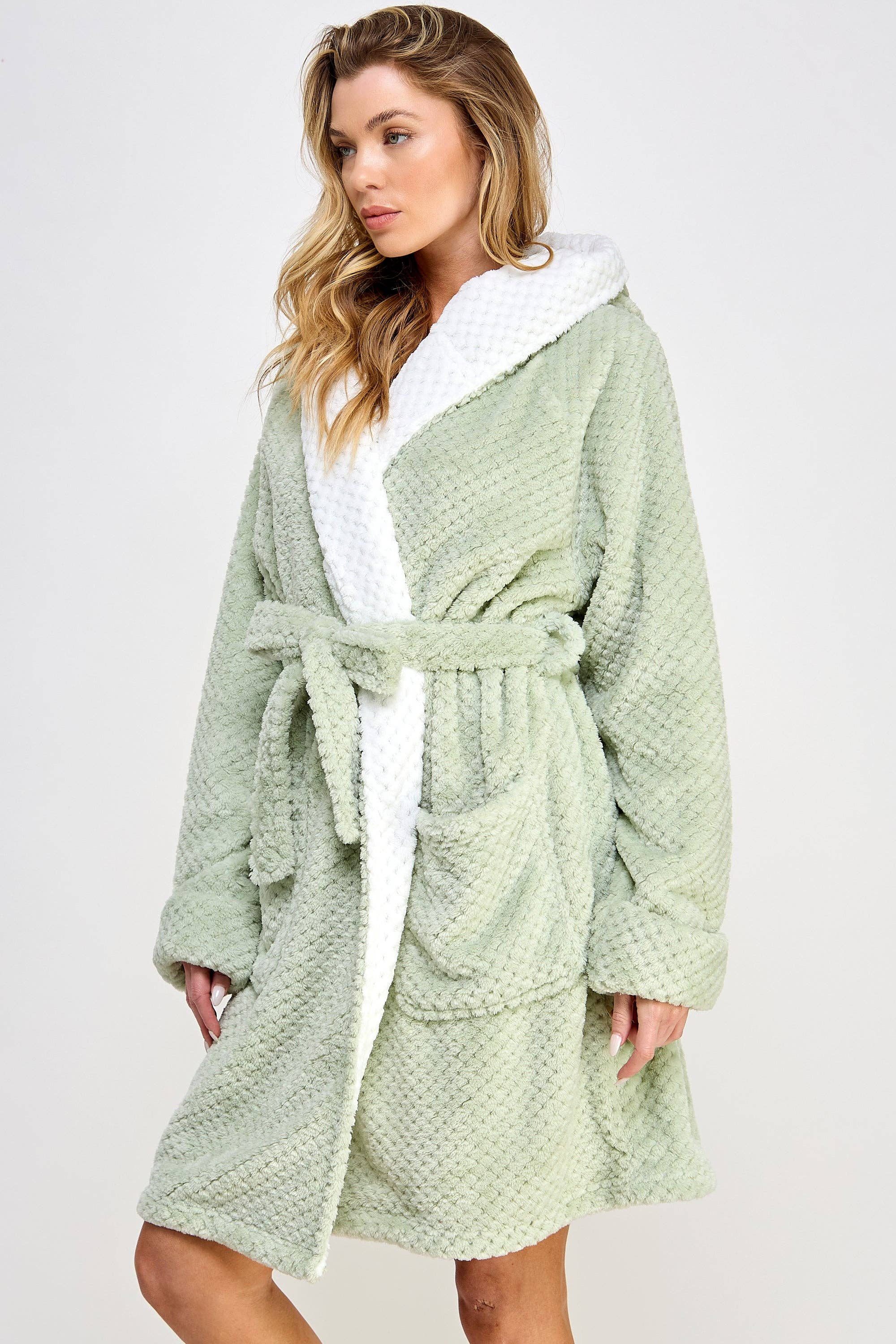 Mint Green 2483 Bailey Robe for wholesale on Faire5