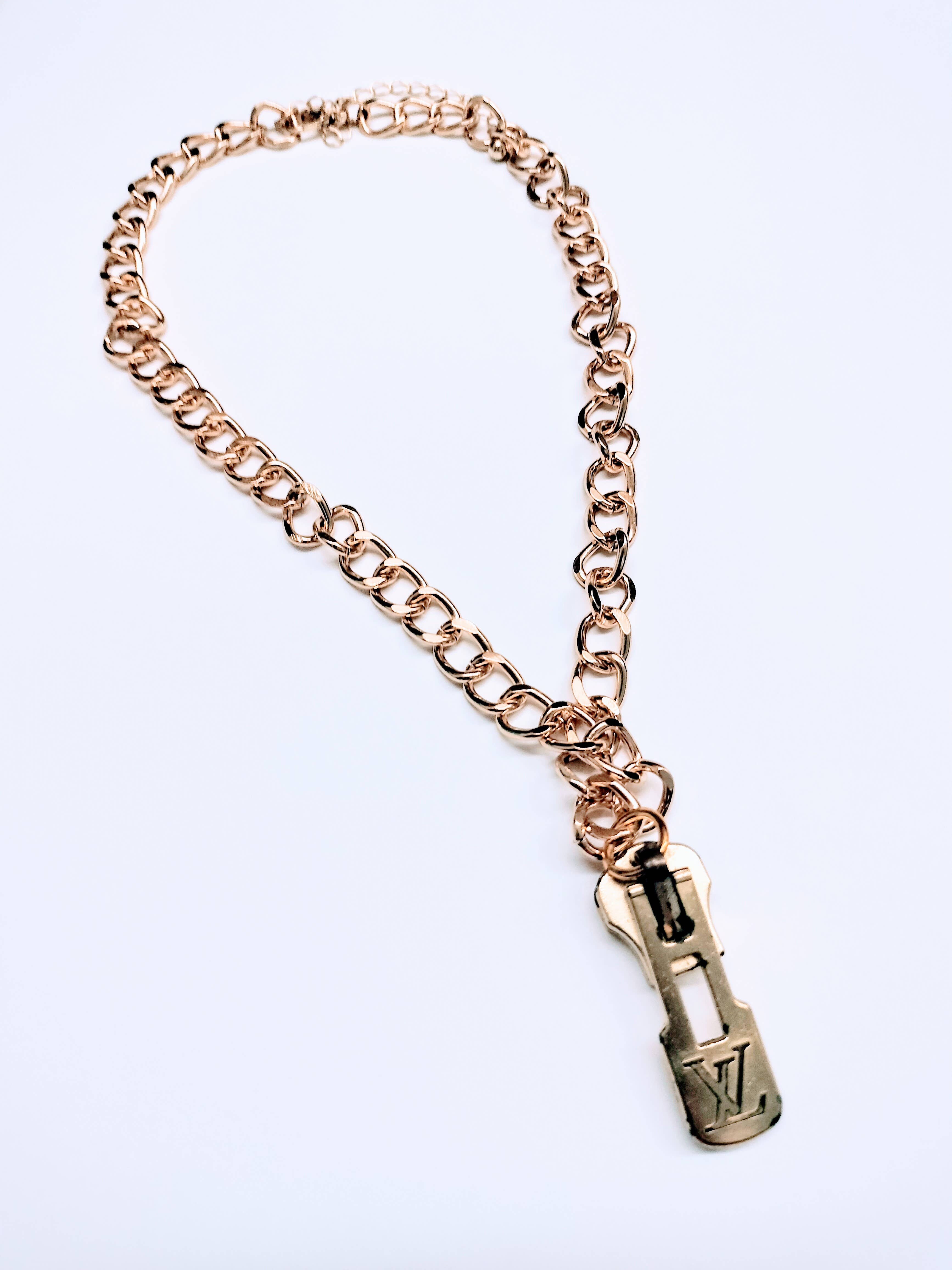 Contagious Couture - Wholesale Pendant/Charm Necklace - Vintage Designer zipper necklace 0
