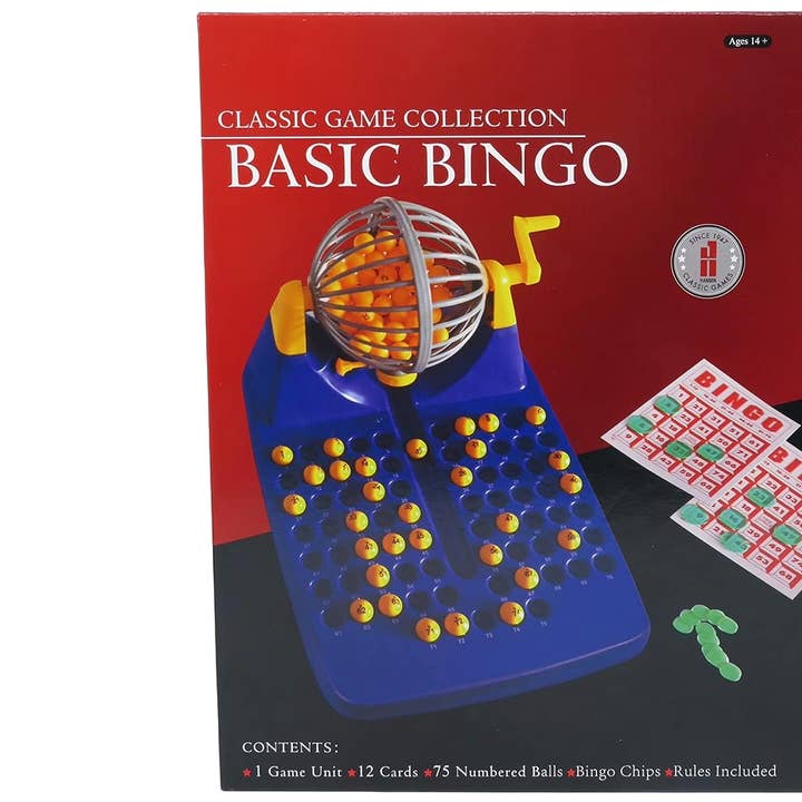 Basic Bingo Set for wholesale by Hansen Game Gift & Toy Company