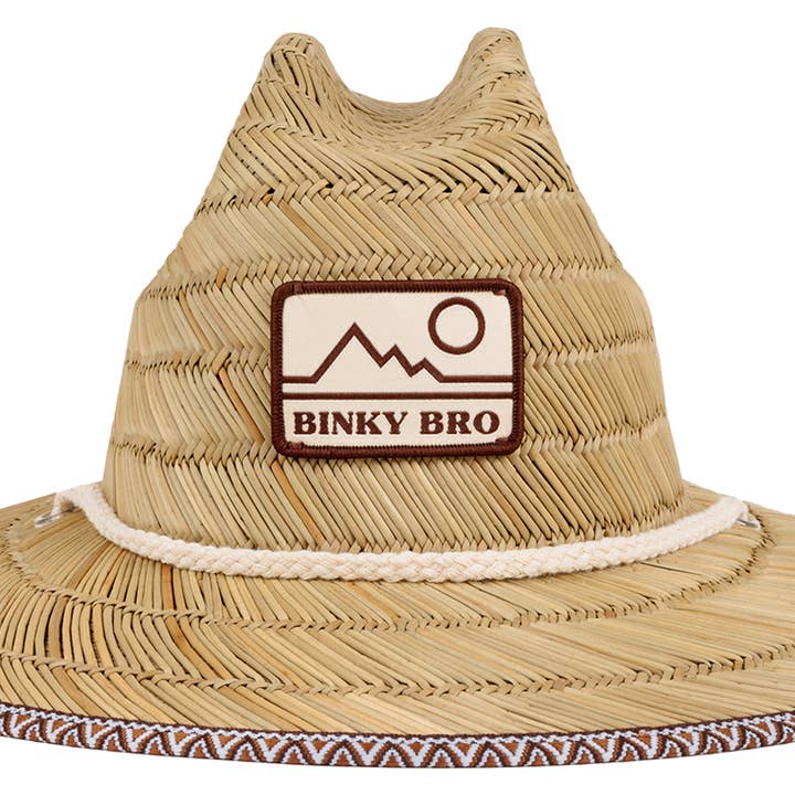 BinkyBro - Wholesale Sun Hat - Kids - Barney Patrol (Mt. Banks) Straw sun hat