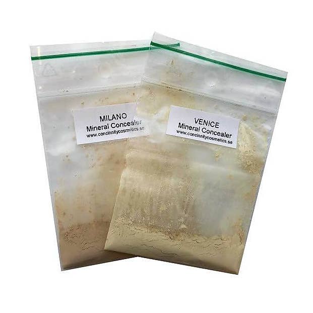 Mineral Concealer Pulverprov för wholesale av Concinnity Cosmetics - The Swedish Brand
