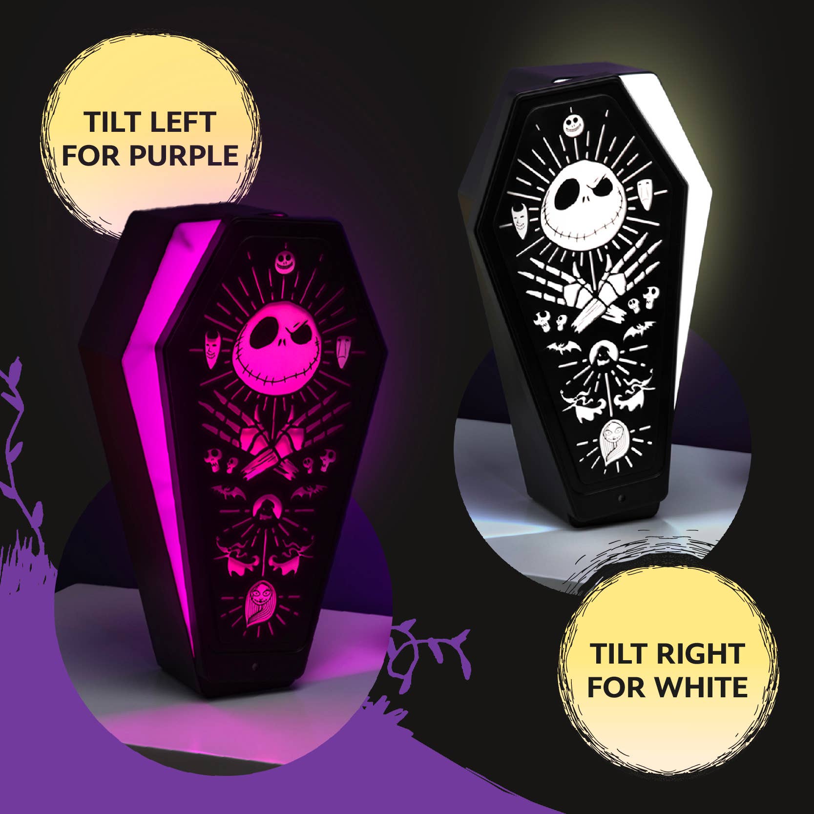 Paladone UK – wholesale Coffee mug – Nightmare Before Christmas Coffin 3D Light2