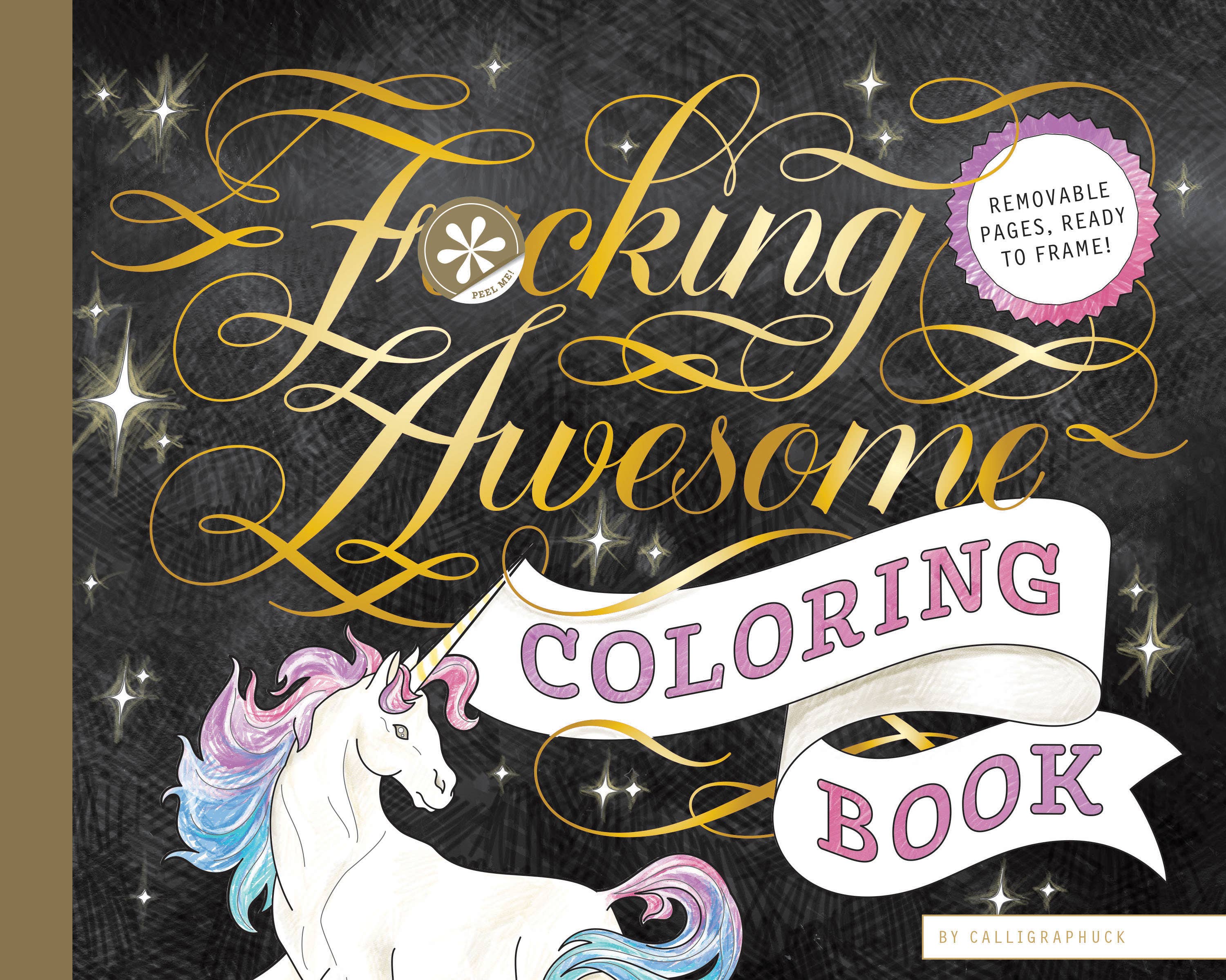 Chronicle Books - Wholesale Coloring & Activity Book - Adult - Fucking Awesome Coloring Book1
