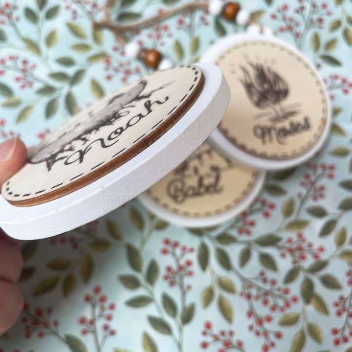 The Stump of Jesse - Wholesale Ornament set - Jesse Tree Handmade Christmas Ornaments I Catholic Gift4