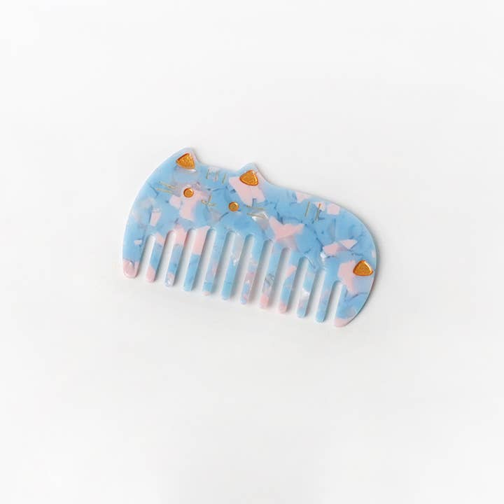 SoapElenGlen - Wholesale Hair Brush/Comb - Cute Cat Designed Acetate Hair Combs