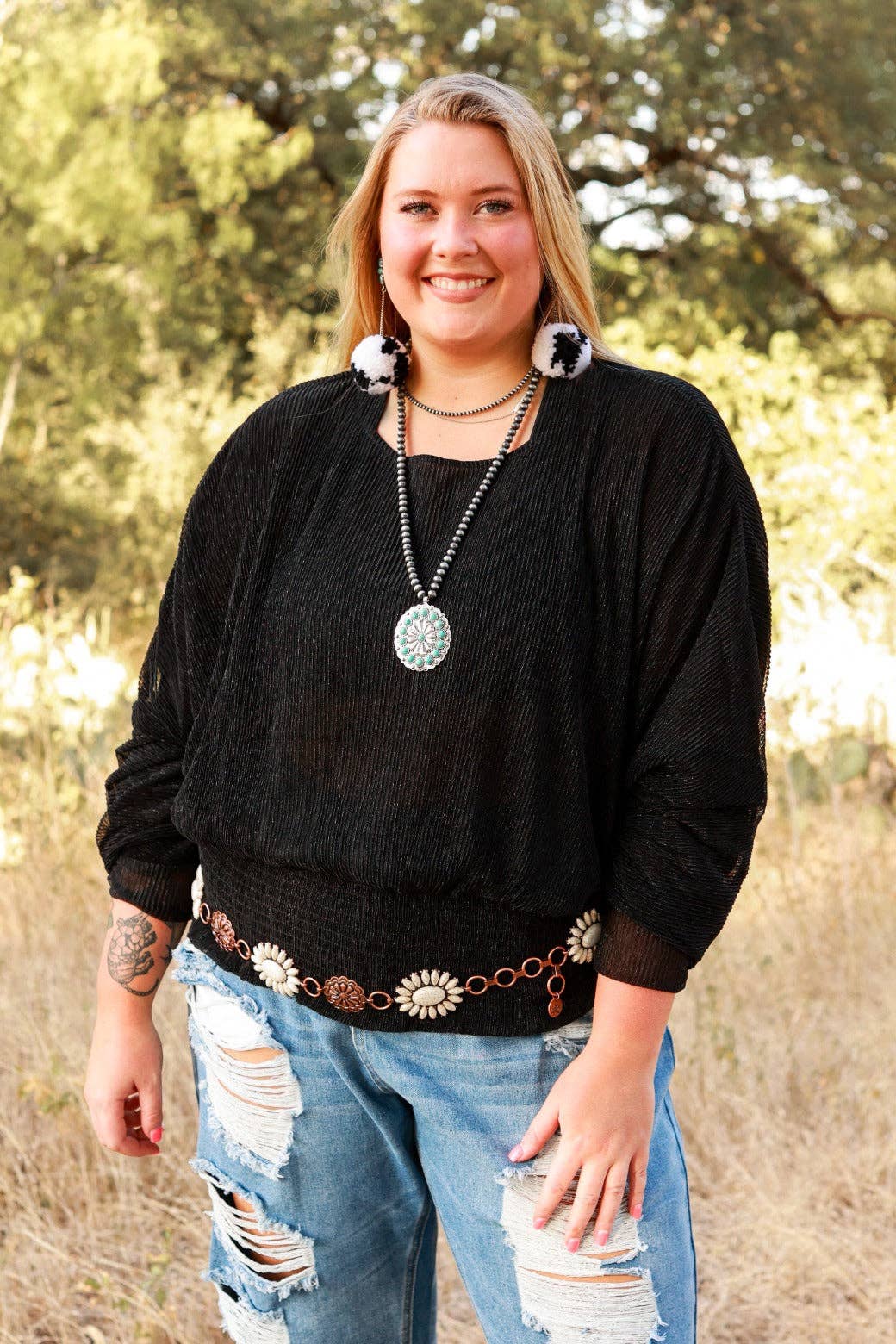 Black Midnight Memories Top for wholesale on Faire2