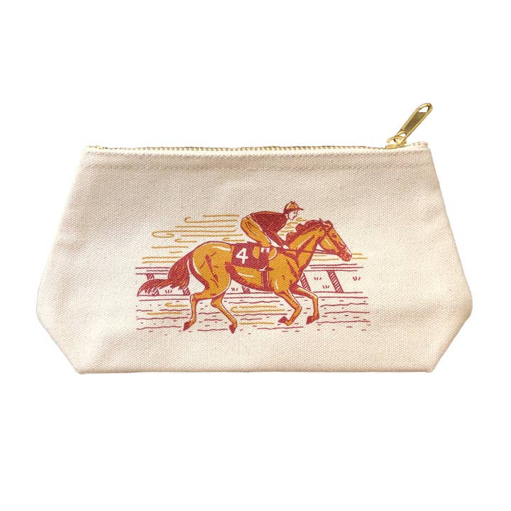 Horse and Jockey Pouch for wholesale by Noteworthy Paper & Press