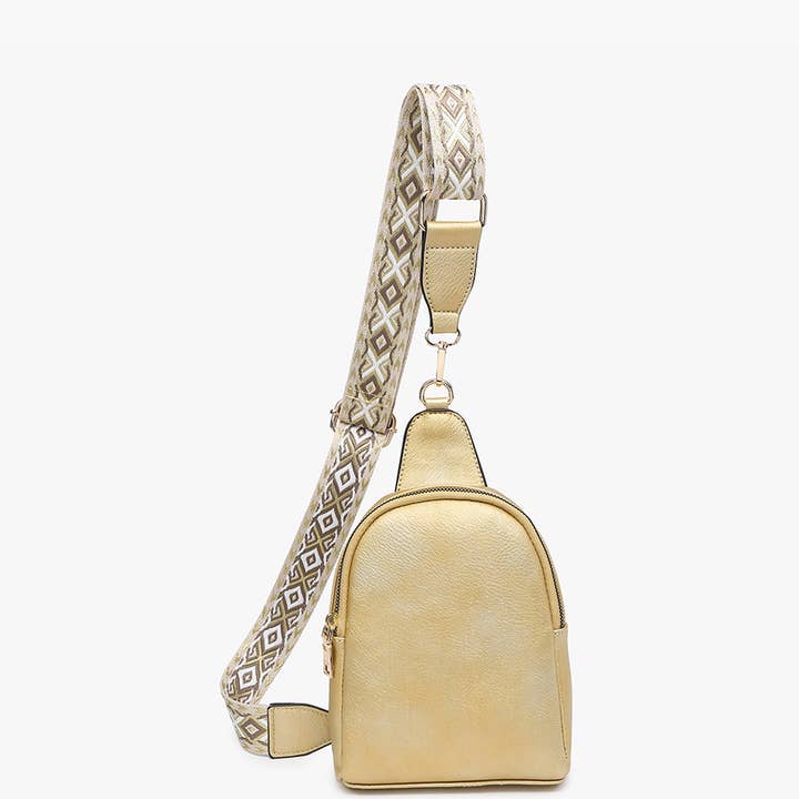 Jen & Co. - Wholesale Crossbody Bag - Women's - M2436 Ellen Sling Bag w/ Removable Guitar Strap