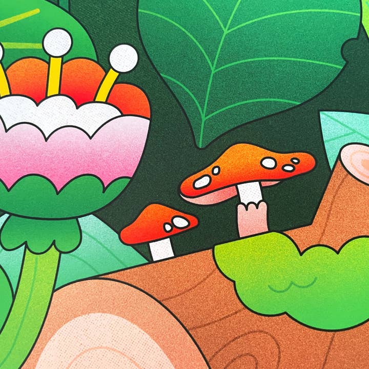 Kidnichols - Wholesale Art Print - Gentle Roots A3 Art Print | Mental Health | Botanical3